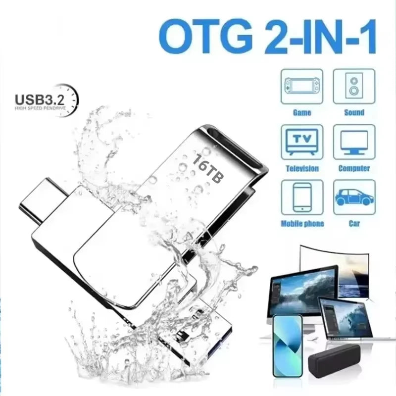 64TB metal USB flash drive