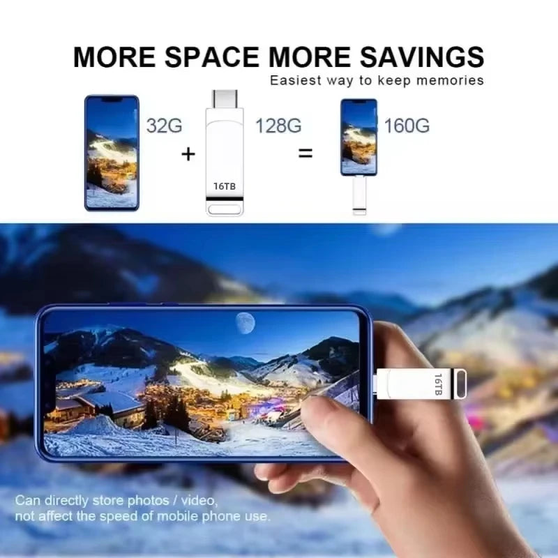 64TB metal USB flash drive