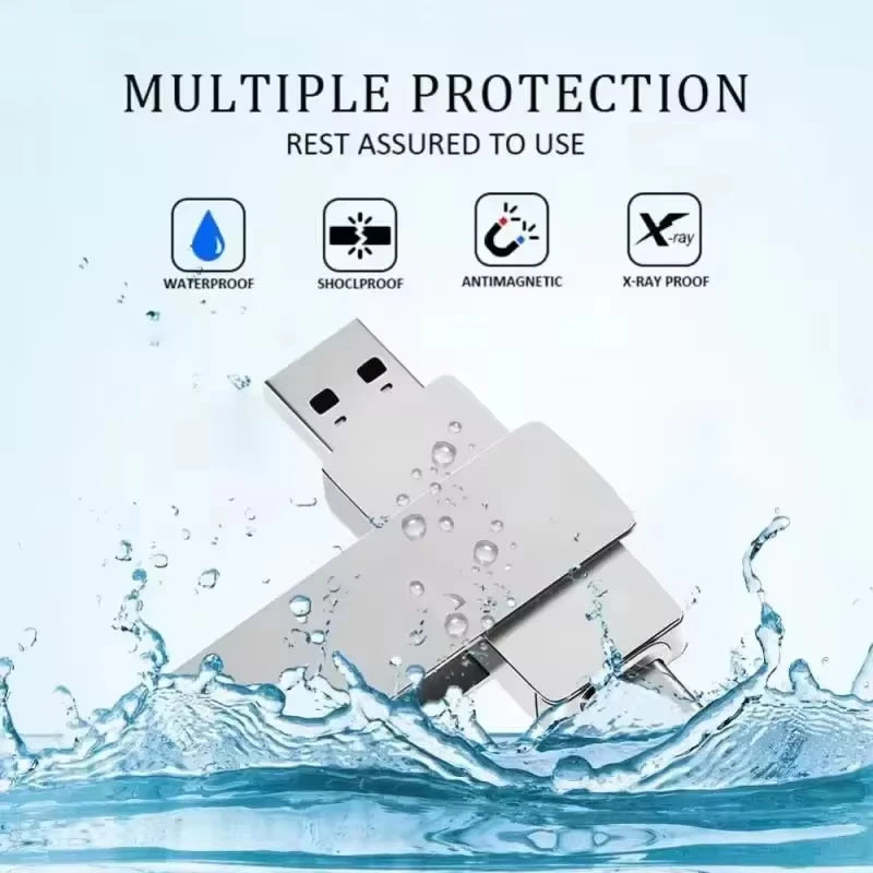64TB metal USB flash drive