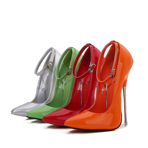 16 cm steel heel stiletto