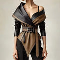 Faux leather jacket