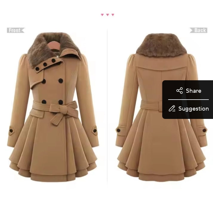 Women's wool coat
